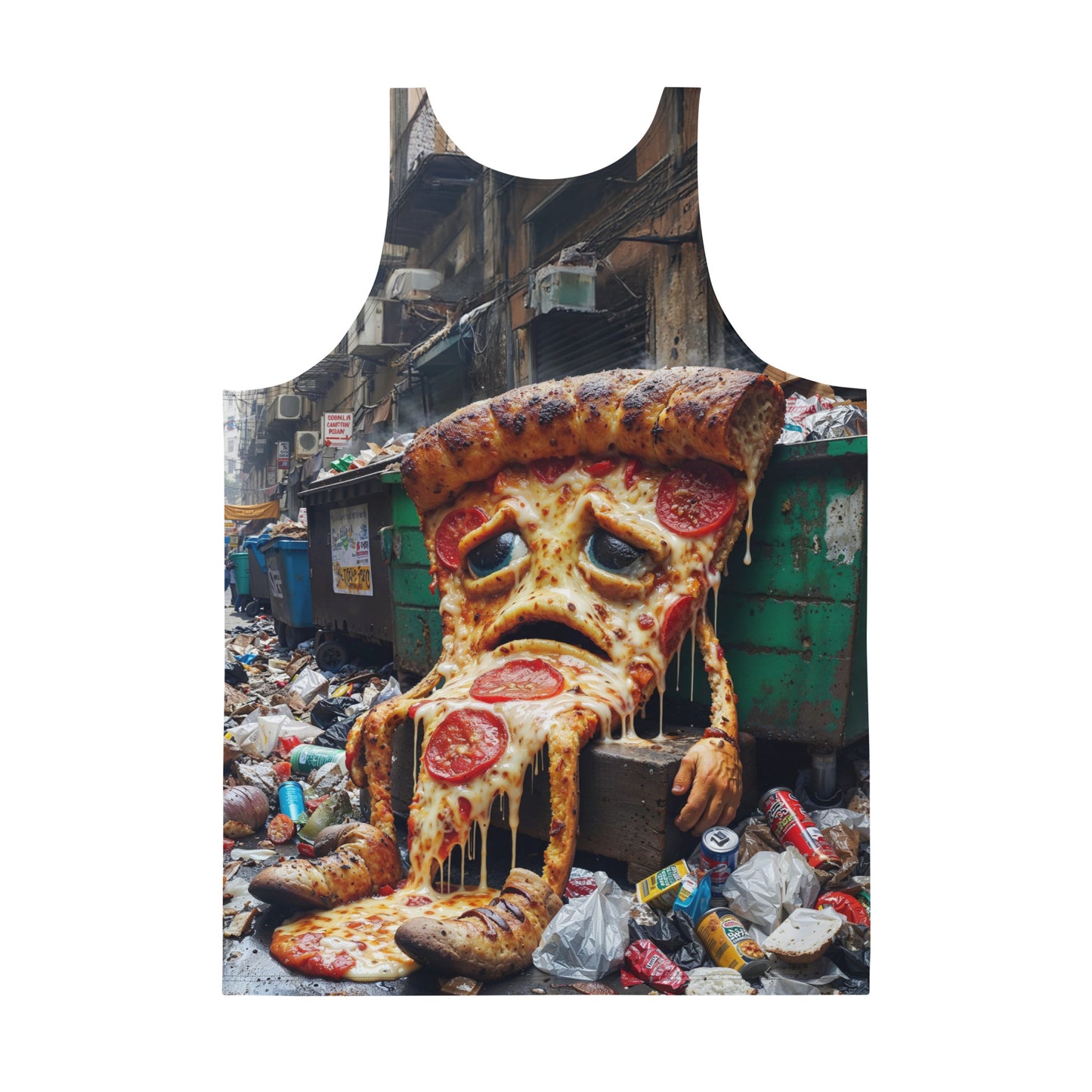 Sad Pizza Tank Top!!