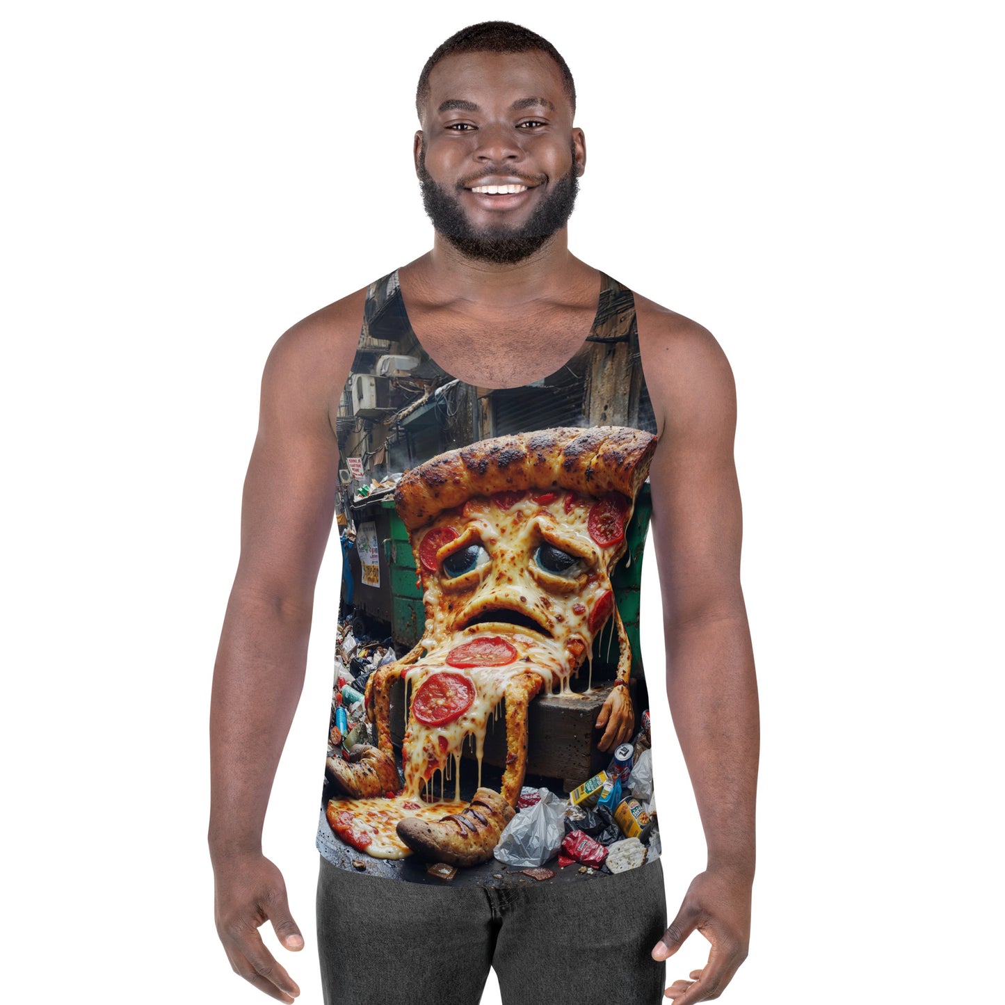 Sad Pizza Tank Top!!